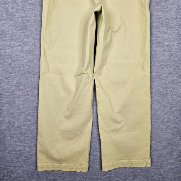 Oak + Fort Women's Yellow Straight High-Rise Denim Jeans Sz M - Picture 4 of 11